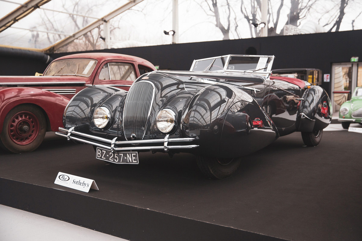 1939 Delahaye 135 Roadster in the style of Figoni et Falaschi offered at RM Sotheby’s Paris live auction 2020